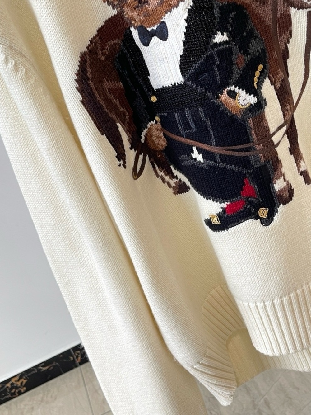 Polo Ralph Lauren Polo Bear Wool Sweater - Picture 4 of 8